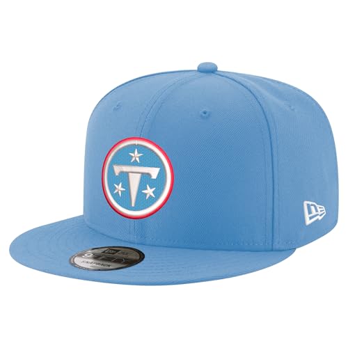 New Era Mens Light Blue Tennessee Titans Primary Logo 9FIFTY Snapback Hat