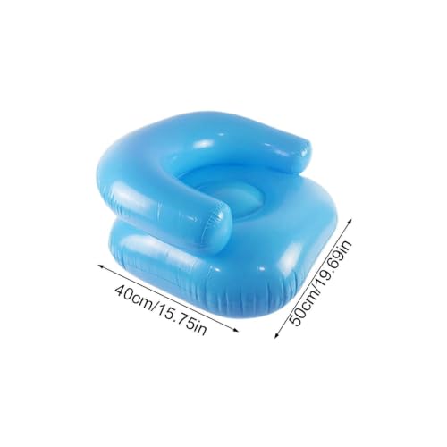Silla inflable de PVC grueso impermeable para camping y playa 3