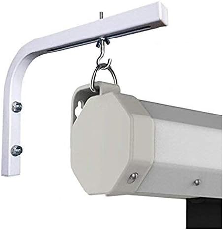 inlight® Universal L Shaped Wall Hangers for Hanging Projector Screen, Comes with Hook and Screws, Adjustable, 11 Inch Length