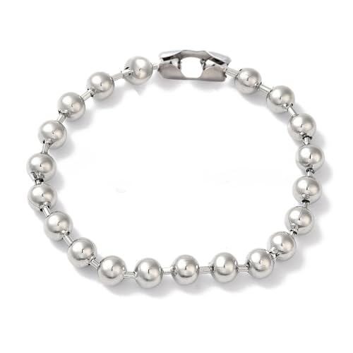 Image of LZD 6-10 inch Stainless Steel Ball Chain Beads Bracelet Silver Gold Multicolor 2 /4 /6 /8 /10mm Bead P274