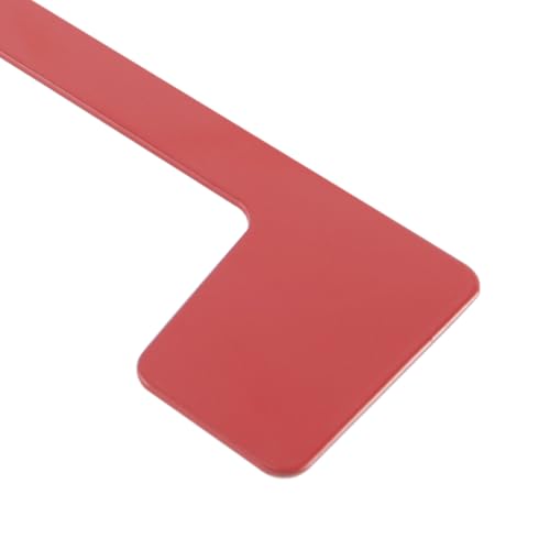 Ausi Briefkastenflagge, Ersatz, Metall, rot, zum Aufkleben, kein Werkzeug erforderlich, für die Wandmontage an Pfosten, faltbar, leicht