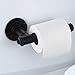 Qflushor Industrial Pipe Toilet Paper Holder 2 Pack, Wall Mounted Paper Roll Holder, Vintage Metal Iron Pipe Roll Tissue Holder for Bathroom, Bedroom, Kitchen, Black