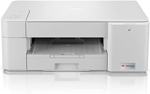 Brother MFC-J1205W INKvestment-Tank Wireless Multi-Function Color Inkjet Printer with Up to 1-Year in Box,white