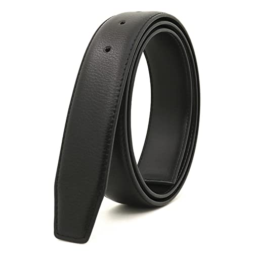 Retro Style Mens Belt Strap, 33mm Width Solid Color Without Buckle Waist Belt for Dress Adults4