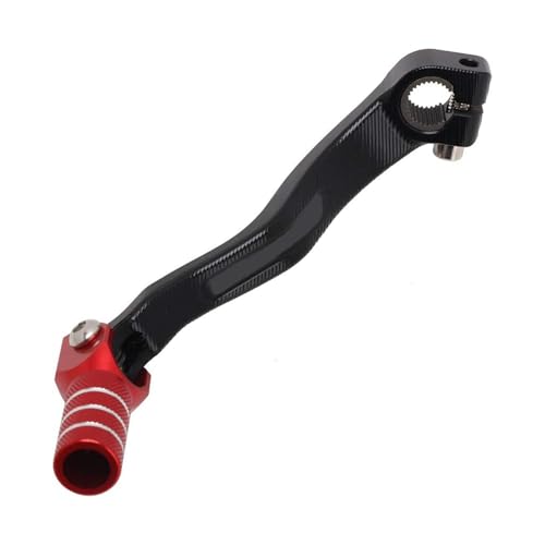 JFG RACING Cambio Marcia Moto,Leva del Cambio per Moto in Lega Pieghevole per CRF250R 2004-2009 CRF250X 2004-2015 CFR450R 2002 Pit Bike Dirt Bike (rosso)