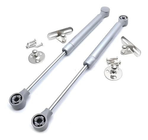Hebezon 2Pcs Force Door Lift Support Furniture Gas Spring Strut Lift Support Cupboard Hinges Lid Stay Cabinet Pneumatic Support Door Kitchen Gas Shocks Furniture Hardware Fittings