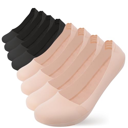 No Show Socks For Women's: loafers for women Invisible fit, stretchy, cotton sole, anti-slip, cuttable