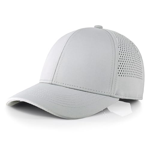 Image of CHOK.LIDS Cooling Trucker Hat Performance Cooling Mesh Back Flat Bill Hat Waterproof Dry Baseball Cap Fitted Hats for Men