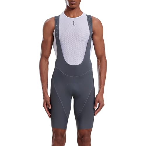 Image of YKYWBIKE Cycling Bibs Men,Elastic Interface Padded Cycling Bib Shorts,Breathable Biking Bib Short Men