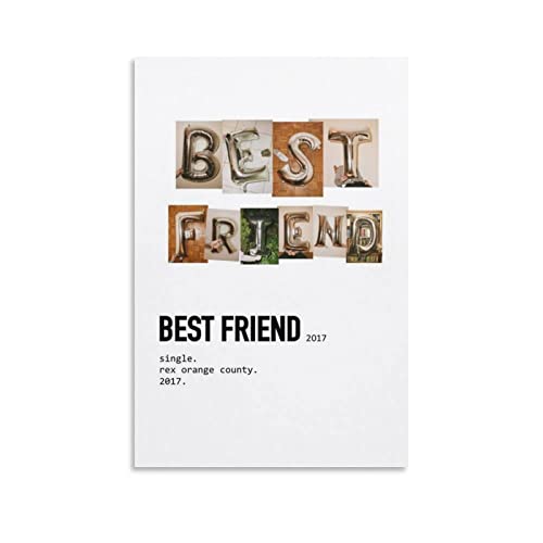 Toile Rex Orange County Best Friend pour une déco de bureau moderne et cosy