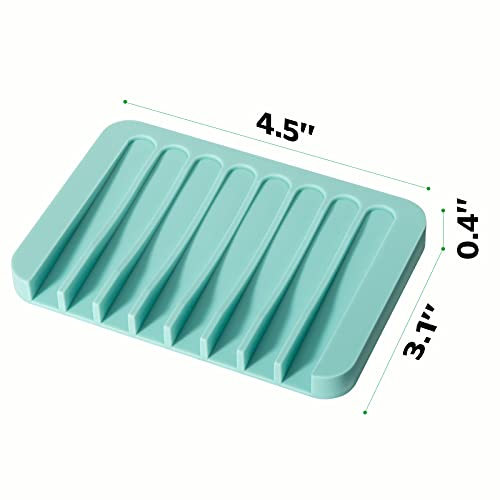 image for Urbanstrive Soap Dish Shower Waterfall Soap Tray Soap Saver Soap Holde