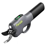 Fanttik Y10 Pro Cordless Electric Pruning Shears with Brushless Motor, LED Display, 4-Level Safety System, USB-C Fast Charging, SK5 Steel Blade for Branch Trimming