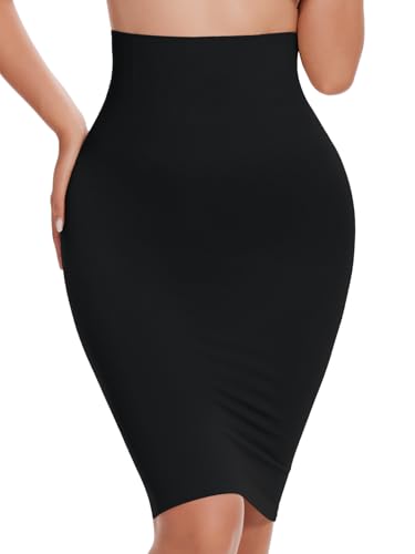 Image of JOYSHAPER Shapewear Slip for Under Dresses Half Slip Tummy Control Dress Skirt Slip Body Shaper