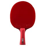Bate de Tenis de Mesa de Carbono, Juego de paletas de Ping Pong de Nivel de Rendimiento Ideal para Jugadores intermedios/Profesionales 5 Estrellas/Mango Largo