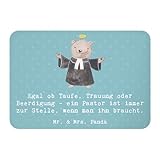 Mr. & Mrs. Panda Kühlschrankmagnet Pastor Begleiter - Geschenk, wandmagnet, Geschenke mit Herz, Beistand, Theologische Berufe, Glaubensgemeinschaft, whiteboardmagnet, geistliche Begleitung, Beruf