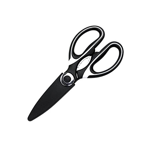 Tijeras de cocina Tijeras de cocina, multiusos antideslizantes, aptas para aves, pizza, tela, acero inoxidable afilado