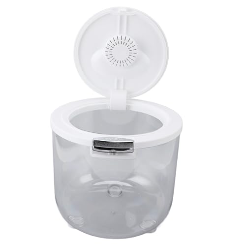 Contenedor de Almacenamiento de Arroz, Dispensador de Almacenamiento de Granos a Gran Capacidad Sellada Transparente con Tapa de Sellado Fuerte para Granos de Harina de (Capacidad de 5 kg/11.0 lb)