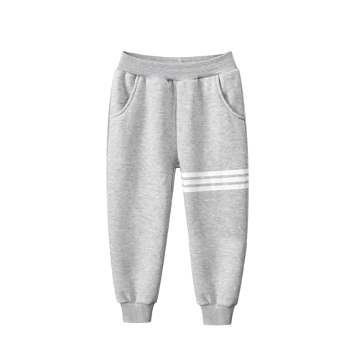 Irsutey Toddler Boys/Girls Dinosaur Pattern Sweatpants Joggers Kids Athletic Pants Elastic Waist with Pockets Cotton Playwear