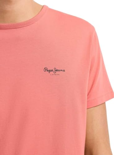 Pepe Jeans Herren Original Basic 3n T-Shirt, Rot (Cinnabar Red), XL – Ansicht 6