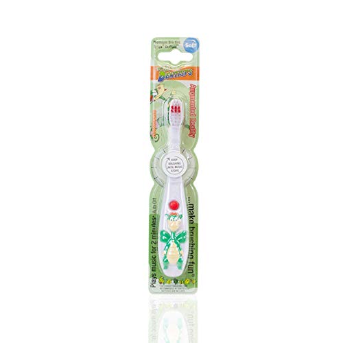 The Super Dentists Kids Toothbrush With Augmented Reality, Soft Bristles, 2 Min Timer, for Children 3+ Years Old (Flossosaurus)