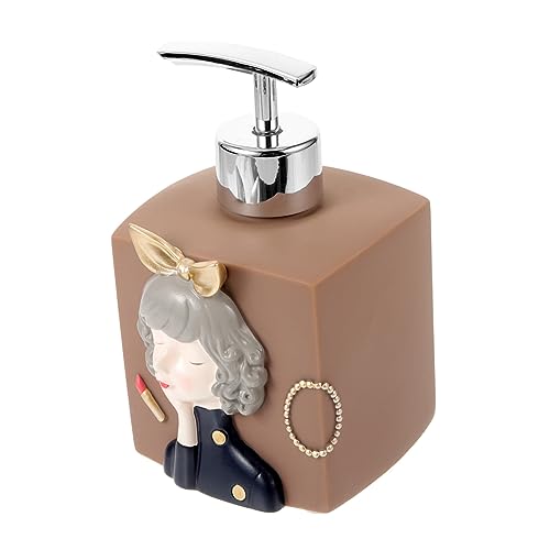 Ipetboom Cute Liquid Soap Dispenser Stylish Hand Soap Bottle for Kitchen Bathroom Versatile Refillable Dispenser for Lotion Shampoo Dish Soap Non Slip Design for Easy Use