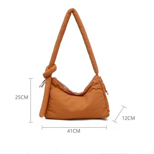 Nylon Crossbody Crescent Bag for Women Casual Work Travel Handbags Trendy Hobo Bags with Adjustable Strap2