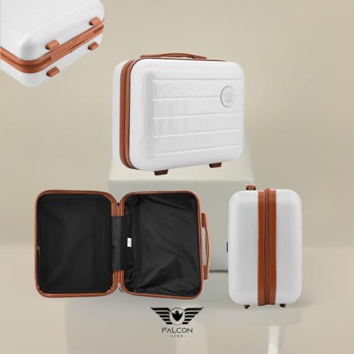 Kit Falcon Line Mala De Viagem ABS com Frasqueira Bordo Mão Pequena 10kg Abs Cadeado Com Frasqueira