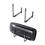 Roof Box Adjustable Wall Bracket 33-57 cm BOX1 Grey for Storage of Garden Tools, Ski Equipment, Sports Gear, Surfboard, iSUP