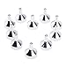 Sharplace Entonnoirs En Aluminium 10pcs Pour Parfums, Poudre, Huiles Essentielles, Bouteilles De Laboratoire - Argent