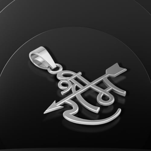 Image of Miss Highness 925 Sterling Pure Silver Pendant for Men & Women, Religious Pendants, Without Chain, Silver Jewellery with Authenticity Certificate, Birthday, Anniversary, Gift for Husband and Boyfriend