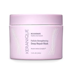 Keranique Hair Mask: Deep Repair & Hydration for Dry, Damaged Hair – Keratin Protein Boost for Fine Strands – Intense Moisturizer for Women