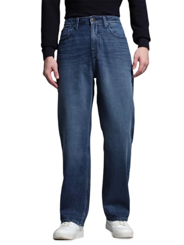 Image of Jack & Jones Men's Loose Fit Jeans | High Rise | Jeans for Men