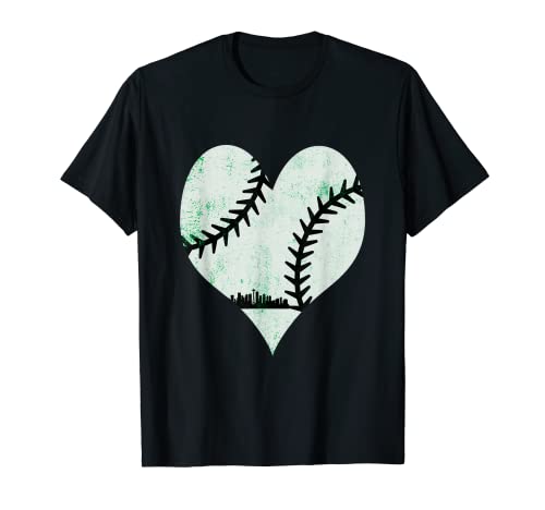 Seattle Washington amor béisbol ciudad horizonte gran Seattle Camiseta