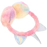 [Holibanna] 冬用耳あて カートゥーン独角獣デザイン 耳完全カバー 保温性 再利用可能 アウトドア活動向け 防風 女子用