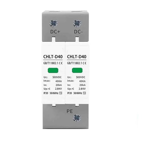 Protector de sobretensión DC de 20KA para evitar daños por caídas de rayos en paneles 2