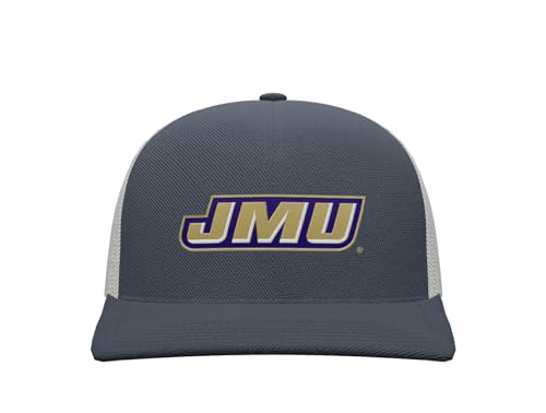 James Madison JMU Dukes Prime Mid Profile Adjustable Snap Back Trucker Baseball Hat Cap