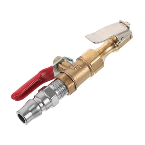 Alipis Car Tire Inflation Tool Quick Connect Chuck Locking Air Chuck Metal Tire Inflator Air Compressor Attachments