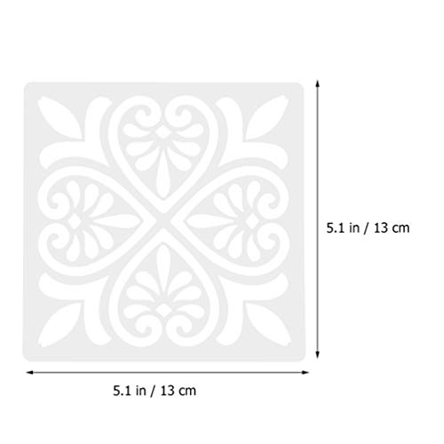 EXCEART 24Pcs Bread Baking Stencil Set Cozinhar Stencil Desenho Pintura De Parede De Madeira Molde d