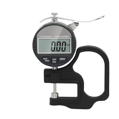 Calibrador digital de espesores 0,01 mm / 0,001 mm, rango 0-12,7 mm miniatura 1