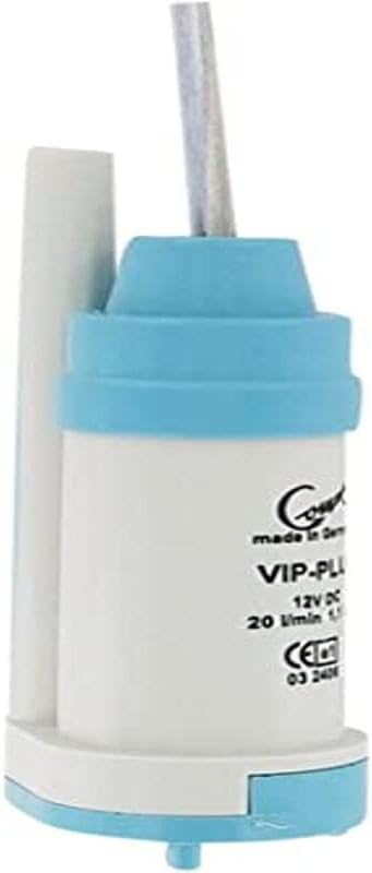 Nuzamas, Automatische dompelpomp, 12 V, 4165 l/u (1100 GPH), voor camper, camping, boten, kleine zwembaden en fonteinen