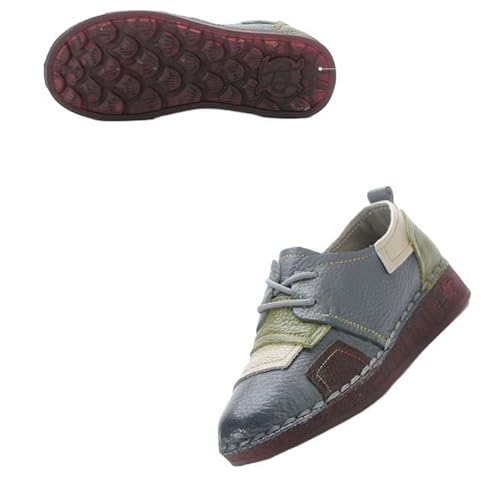 LOWELL SHOE STORE パッチワークレディーススニーカー