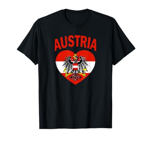 I Love Austria Camiseta Austrian Heart Tee Camiseta