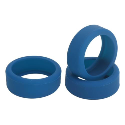 3 coperture per anelli in silicone per anello intelligente protezione antigraffio custodia protettiva anelli in silicone per uomo protezione per fede nuziale (Blu profondo)
