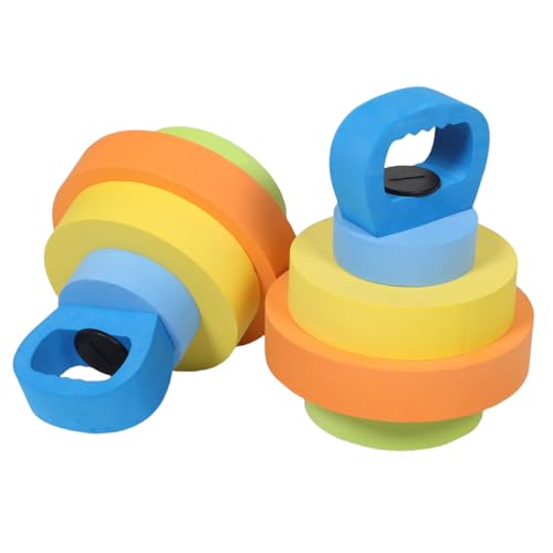 TOYANDONA 1 Pair Eva Adjustable Water Dumbbells for Fun Arm Exercise for Preschool Fitness Floating Resistance Weights for Swimming Activities Engaging Family Friendly Fitness Equipment
