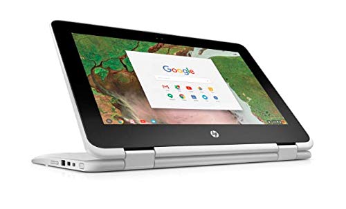 Image of HP 2-in-1 Business Chromebook 11.6in HD IPS Touchscreen, Intel Celeron N3350 Processor, 4GB Ram 32GB SSD, Intel HD Graphics, WiFi, Webcam, Google Chrome OS-White (Renewed)