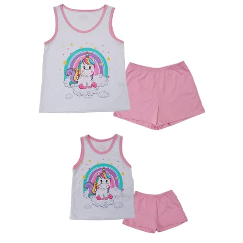 Pijama Tal Mãe Tal Filha Unicórnio Kit Adulto e Infantil