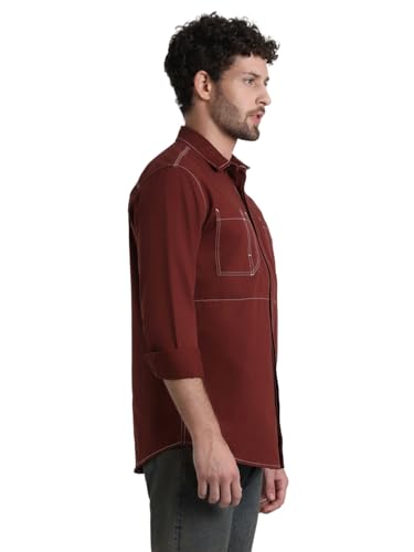 Image of Jack & Jones Men's Solid Regular Fit Shirt