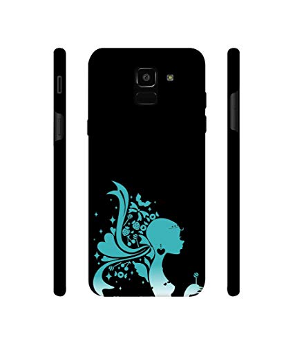 Image of Amazon Brand - Solimo Designer Lady Vector N 3D Printed Hard Back Case Mobile Cover for Samsung Galaxy J6