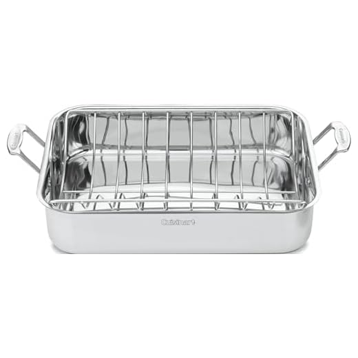 Cuisinart 16-Inch Stainless Steel Roasting Pan