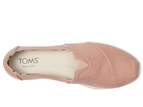 Image of TOMS Women's Alpargata Plus Slip On Espadrille, Textile Upper, Relaxed Fit, CloudBound Insole, Stretchy Easy On and Off
